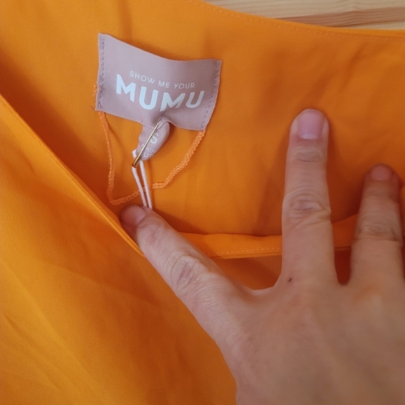 Show‎ Me Your Mumu,  Trish Dress, Tangerine, Size Small - Picture 9 of 9